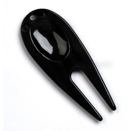 Golf Tees Etc Plastic Divot Repair Tool x 50 (Black)