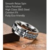 King Ring 8mm Gear Spinner Ring – Ultra Polished Men