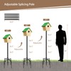 77 Inch Heavy Duty Smart Bird Feeder Pole for Outdoors