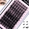 84Pcs Lash Clusters DIY Eyelash Extension D Curl Long Individual