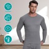 Riverruns Thermal Underwear for Men Fleece-Lined Long Johns Top and