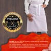 ZOLLNER Apron 100% Cotton, White, 570, Red-blue-white-chequered