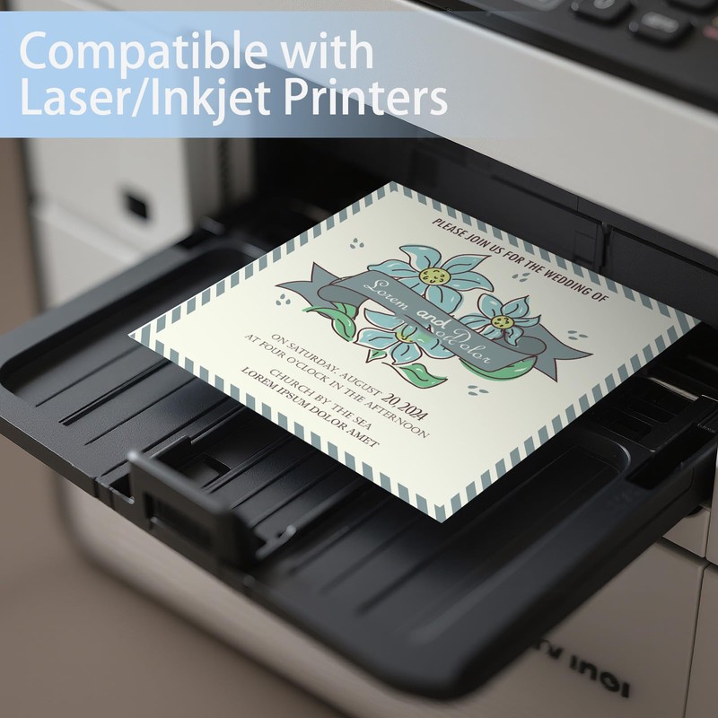 160 Sheets Cardstock Paper 8.5 x 11 Premium Weight 200gsm