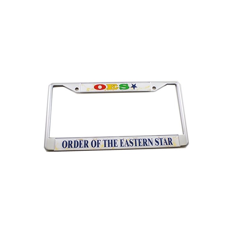 Eastern Star Domed License Plate Frame [Car/Tru...