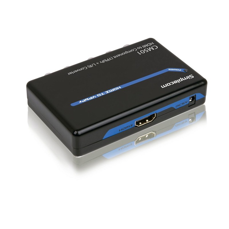 Simplecom CM501 HDMI to Component Video (YPbPr) and Audio (L/R)
