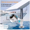 Beciety Adjustable 316 Stainless Starlink Pole Mount for Yacht Ship