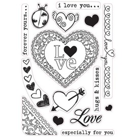 Crafty Impressions A6 Forever Yours Stamps