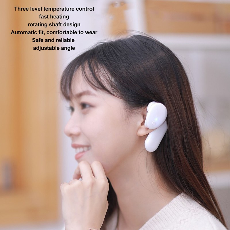Electric Heated Ear Warmer Three Level Temperature Control Adjustable Angle