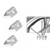 Stainless Steel Car Wind Deflector Buckle - Windproof Rainproof Deflector