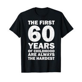 Vintage 60th Birthday Decorations Men Gag Funny 60 Birthday T-Shirt