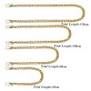 Zasiene Shoulder Bag Handbag Replacement Chain 4 Pieces Bag Chain