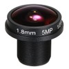 1.8mm Fisheye Lens, 5MP Wide Angle M12 CCTV Camera Lens