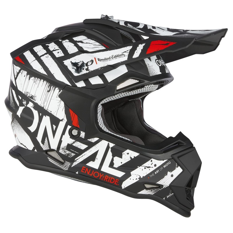 O'NEAL 2 SRS Helmet Glitch Black/White, LG