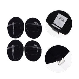 TOVINANNA 2sets Sweat Absorber Pads Armpit Washable for Women Comfortable Underarm Pad for Sports Running and Exercise 2pairs*2