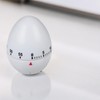 MIJOMA Kitchen Timer in Egg Shape, 60 Minute Timer, Plastic,