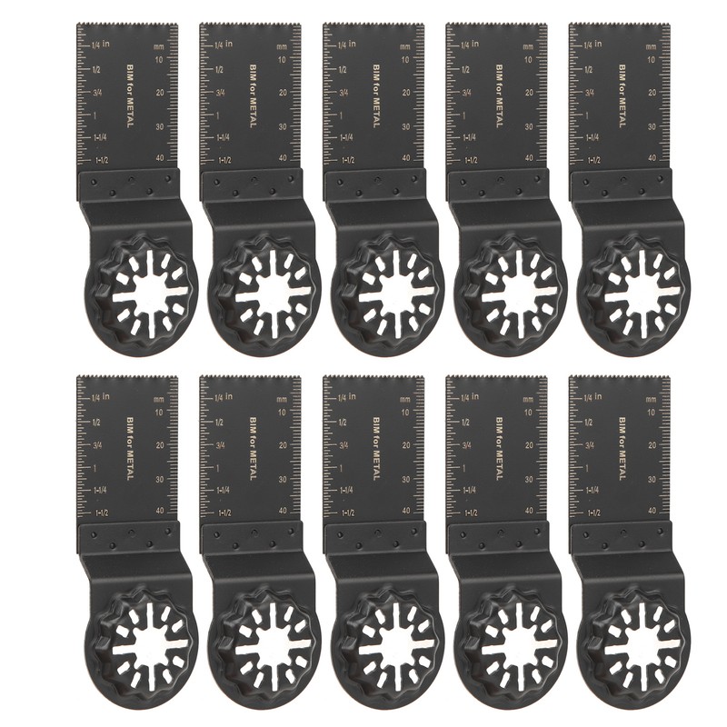 10Pcs Oscillating Saw Blade 34mm Bi Metal Multitool Cutting Tool