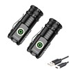 UNR0EVS LED Mini Flashlight with Magnet,Super Bright Small Pocket Flashlight,5