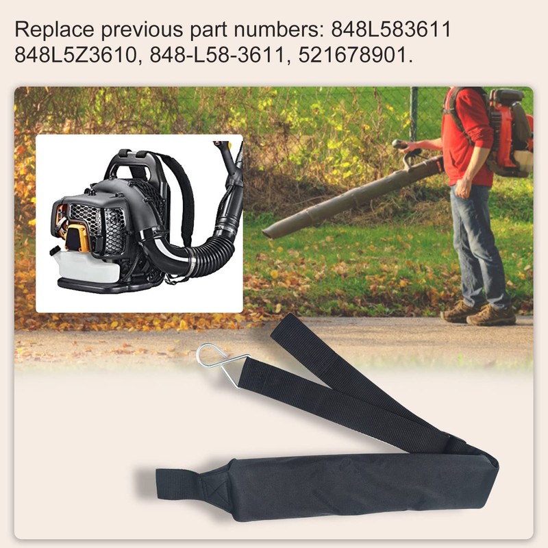 AMTHKNO 511758401 2-Pcs Backpack Blower Shoulder Straps for RedMax EBZ7500