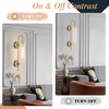 BOKT Mid Century Modern Plug in Wall Sconces Indoor Long