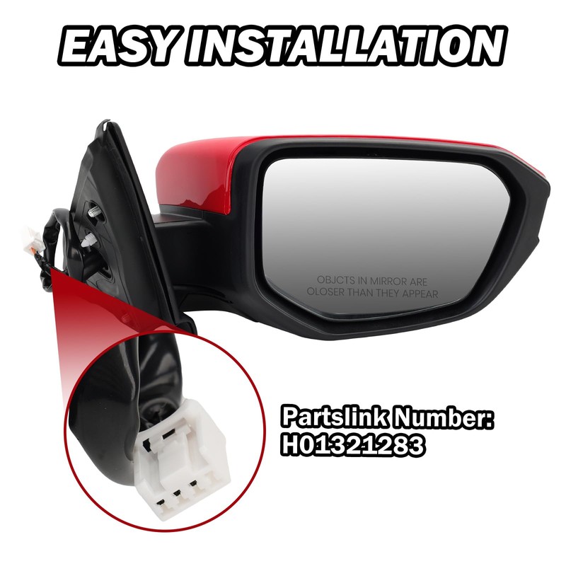 MOFOAP Passenger Side Mirror Compatible With 2016 2017 2018 2019