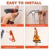 Mtanlo 2 Pack Heavy Duty Chainsaw Hanger Wall Mount -