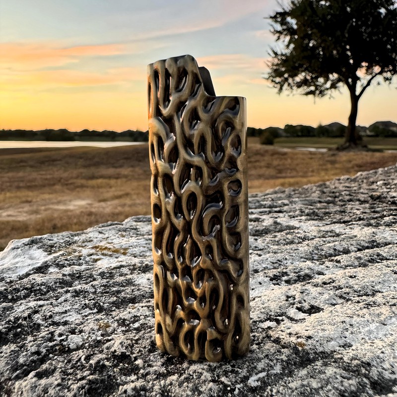 Metal Lighter Case Compatible BIC Standard J6 - Durable Lighter