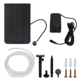 Solar Oxygen Pump 2.5W High Power Lightweight Fishing Pool Oxygen Pump for Outdoor 5V