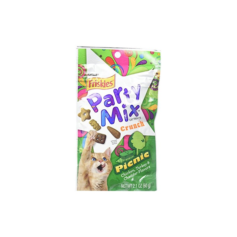 Friskies Beachside Crunch Party Mix Cat Treats 2.1 0z