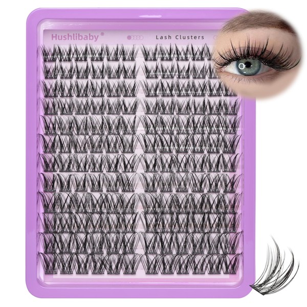 Wispy Lash Clusters Natural Lash Clusters 12-20mm Lash Extension Natural