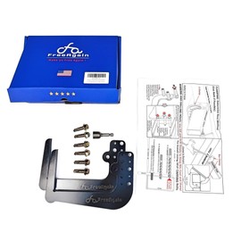 FreeAgain Heavy-Duty RV Bumper Support Brackets – Universal Fit Reinforcement for 4" Square Bumpers – 400 lbs Capacity – Prevents Bumper Failure for Bike Racks, Cargo Carriers & Generators(No.1)