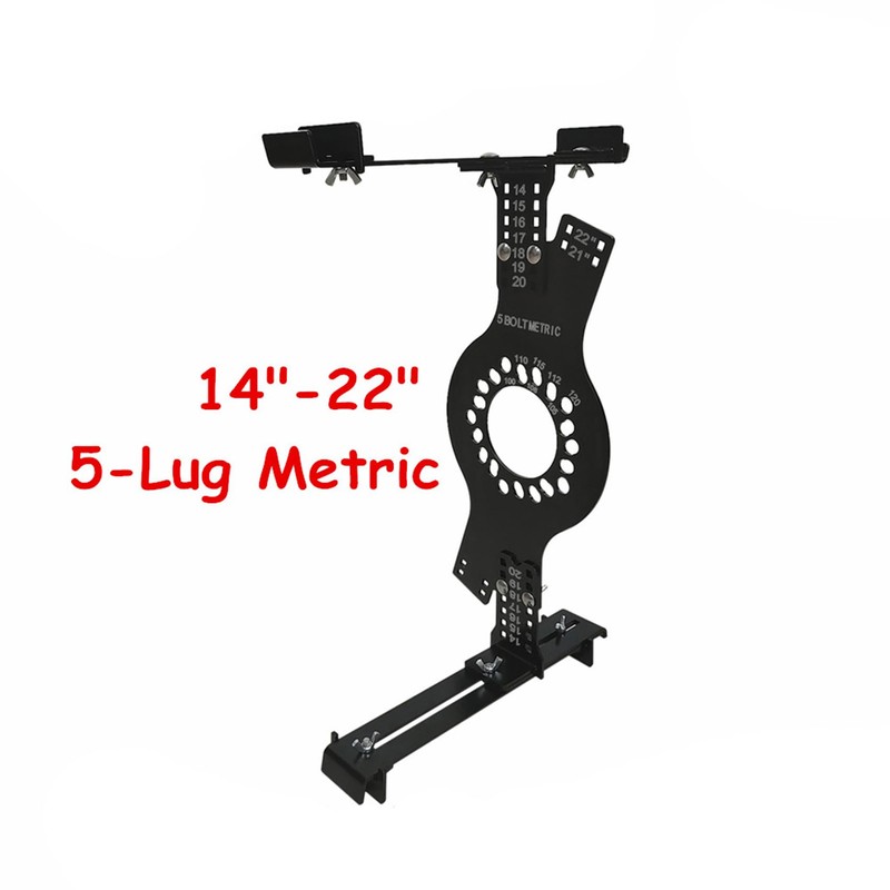 BuliBoao Wheel Fitment Simulator Tool, 14"-22" Tire Rim Size Measuring