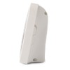 Classic Bold Traditional White Square Quartz Sweeping Non Ticking Alarm