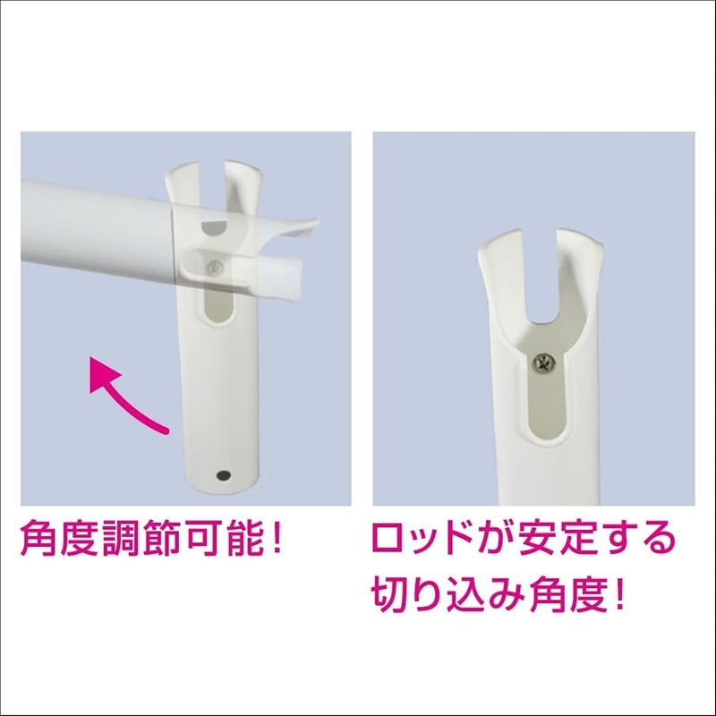 BMO Japan 20A0026 20A0042 Plastic Rod Holder for Rails, 1