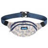KAVU Canvas Spectator Belt Bag Hip Fanny Pack- Blue Panthera
