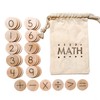 Wood Math Educational Game - Hands on Math Manipulatives -