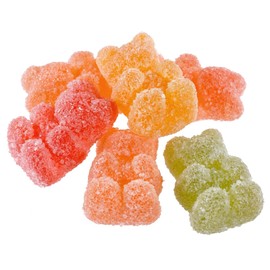 Deine Naschbox | Sour Fruit Gum Bears | 500 g Refill Bag | Minimal Packaging 100% Recyclable - Bulk Pack - Juicy Tingling Snacking Fun