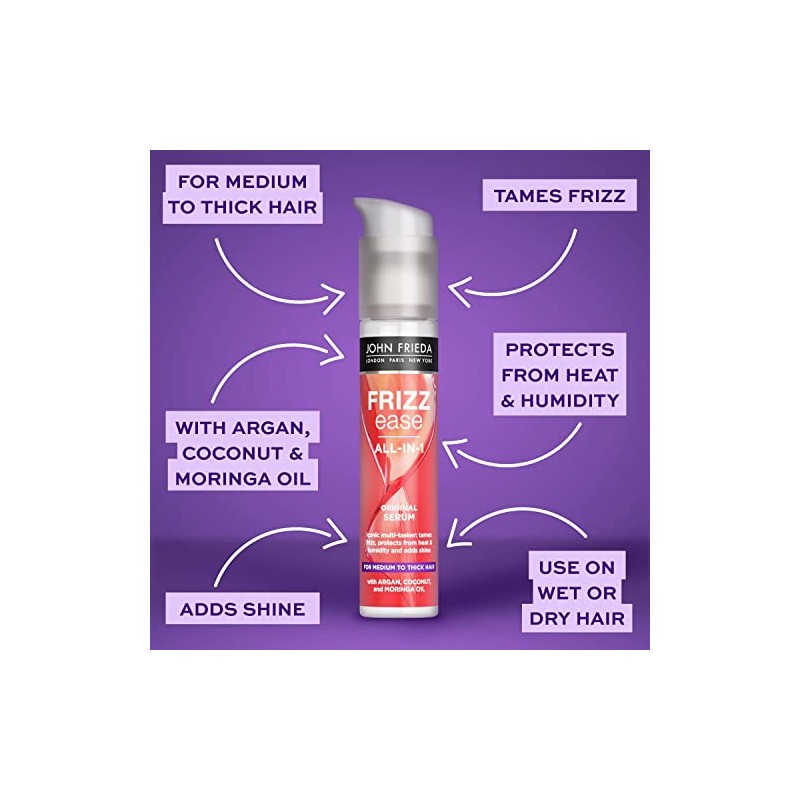 John Frieda Frizz Ease Original 6 Effects Serum for Medium