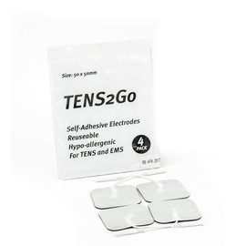 8 x TENS Electrodes Replacement Pads (2 Packs of 4), Back, Shoulder, Hip, Leg, Pain, (50x50mm), Body Clock TENS, Classic, 1st Choice, TPN 200, Boots, Neurotrac, fits Most Machines