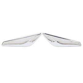2PCS Front Fender Chrome Finisher 51117338569 Replacement for X3 X4 F25 F26 2013‑2017