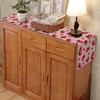 Nepnuser Strawberry Table Runner Summer Girl Baby Shower Birthday Party