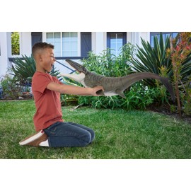 Mattel Jurassic World Rebirth Super Colossal Mosasaurus Action Figure, Dinosaur Toy with 2 Attack Actions, Movie-Accurate & Posable