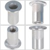 kimllier 100Pcs Rivet Nuts 8-32 UNC Rivet Nut Assortment Kit