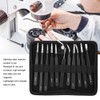 11Pcs/Set High Hardness Stainless Steel Precise Tweezers Repairing Tool Accessories