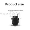 Anti-Theft Telescopic Wire Lock, 3 Position Combination Cable Padlock,Security Password