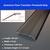 NeatiEase Threshold Ramps for Doorways, 48" Metal Floor Transition Strip