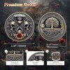 IELCJJ 5 PCS Tree of Life Memento Mori Coin –