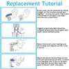 MULTIM Replacement Belts Set Compatible with Bissell ProHeat 2X Revolution