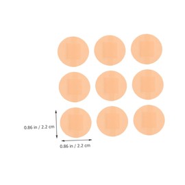 Healeved 200pcs Round Breathable Water-Resistant Patches Material Easy to Use for Quick Care