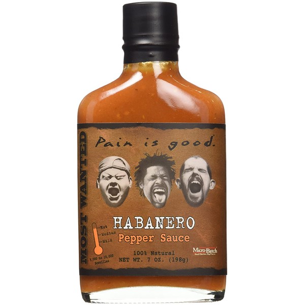 Pain Is Good Habanero Pepper Sauce, Hot, 7 oz