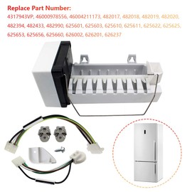 MAYITOP 4317943 Ice Maker Assembly for Whirlpool Kenmore Kitchenaid Refrigerator Freezer